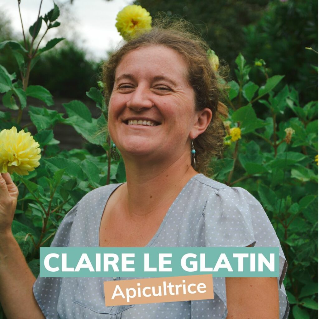 Claire le Glatin : apicultrice et propriétaire Gites de France